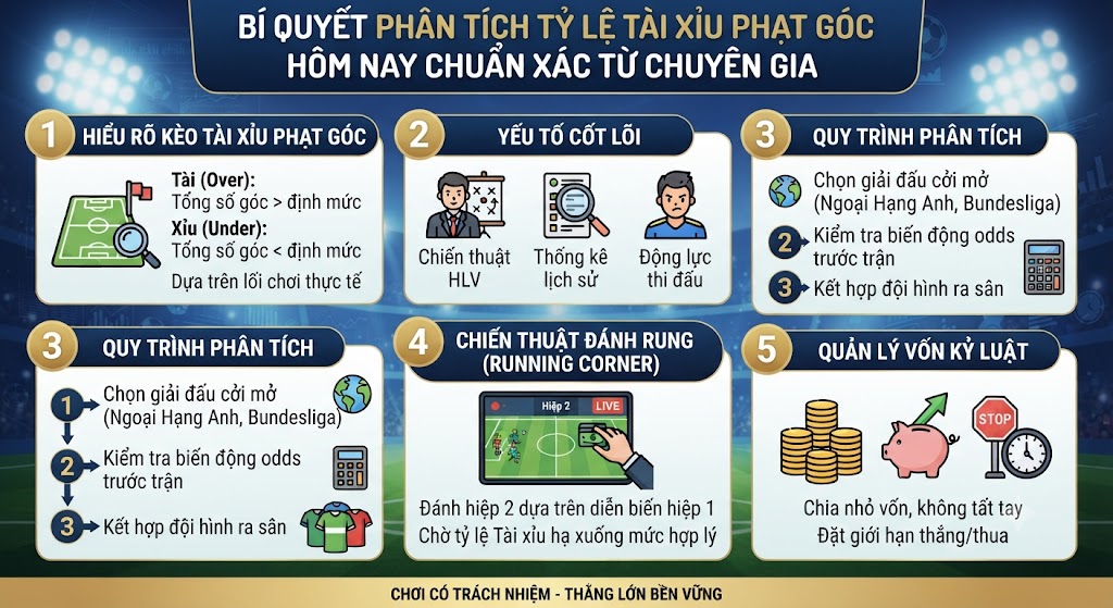 tài xỉu phạt góc hôm nay